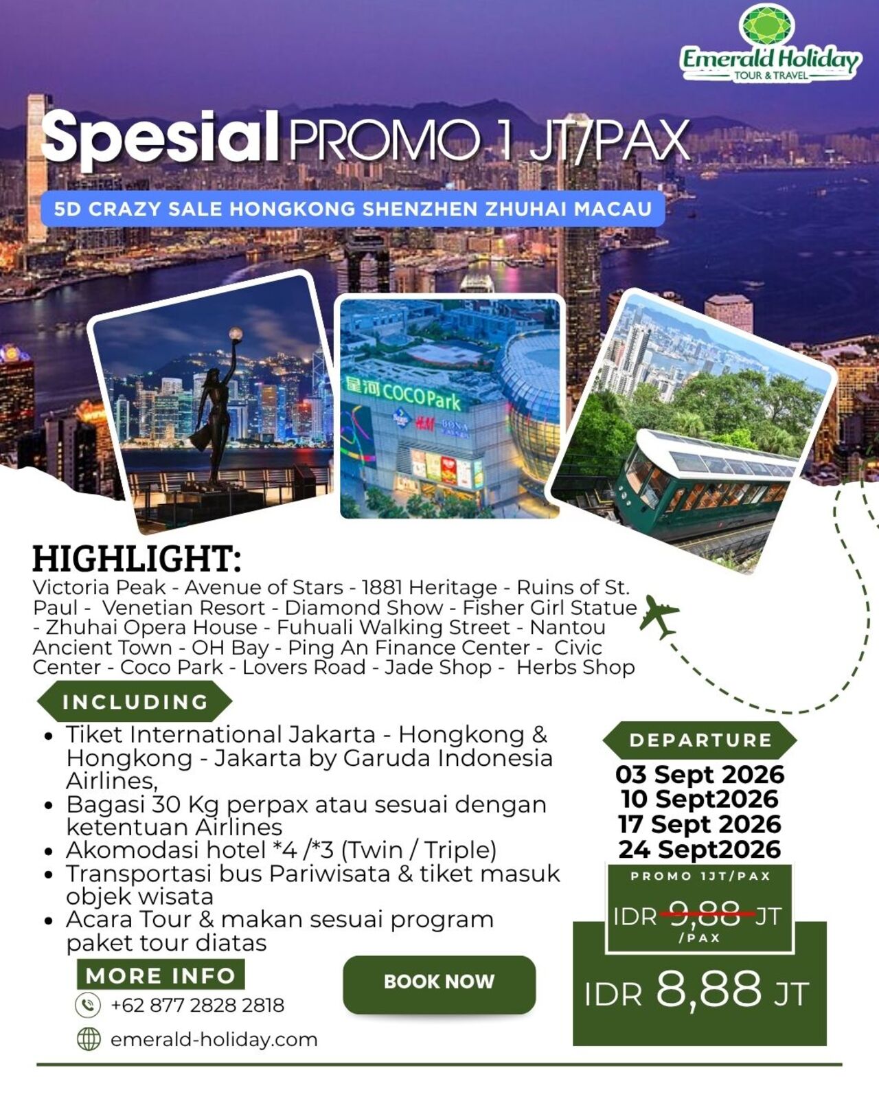 (5D CRAZY SALE HONGKONG SHENZEN ZHUHAI MACAU)